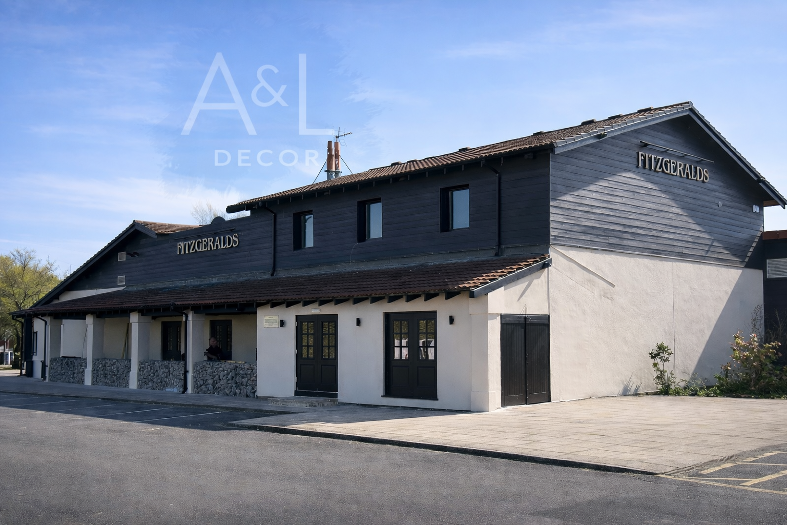 Fitzgeralds commercial exterior painting project